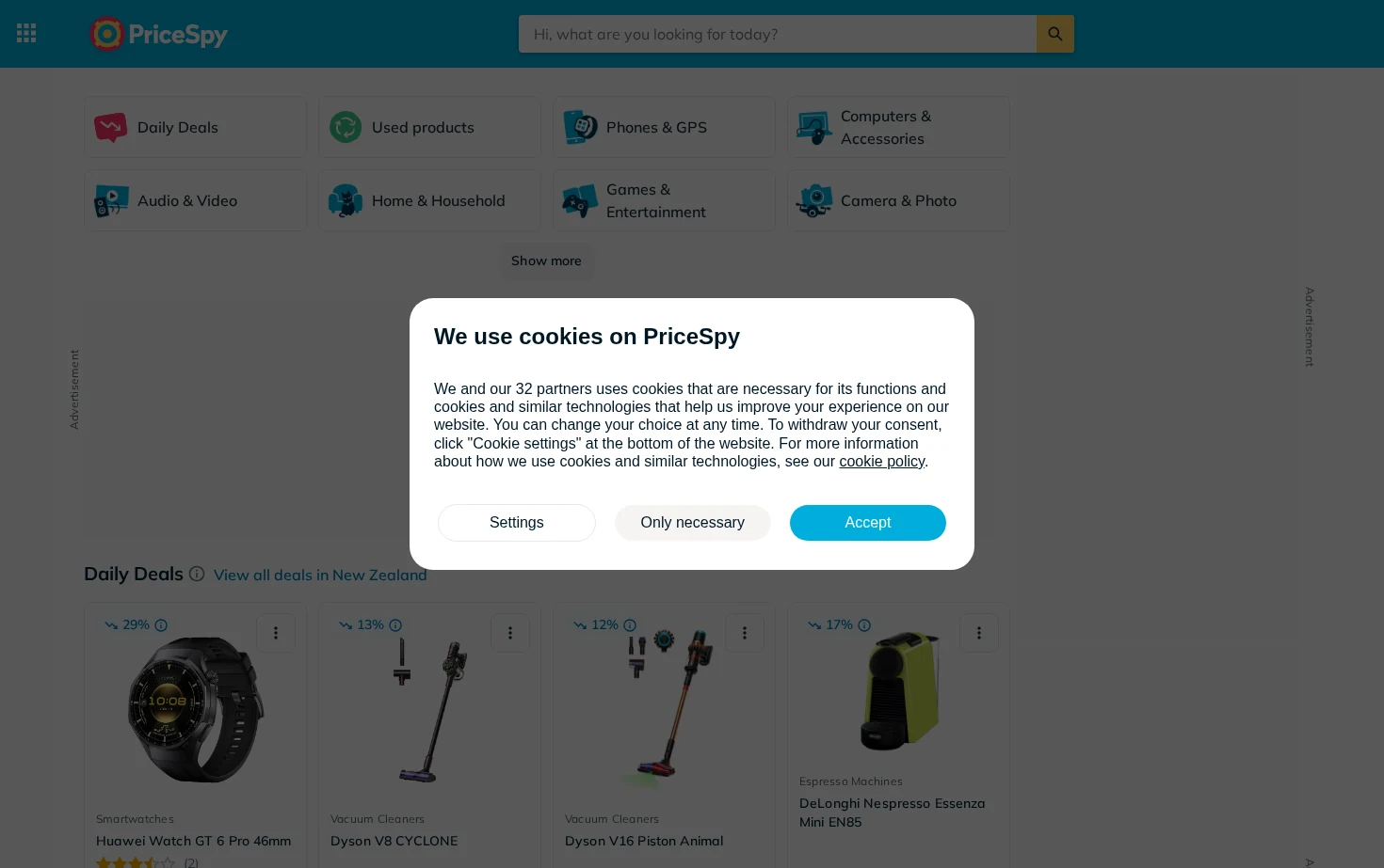 PriceSpy 页面快照